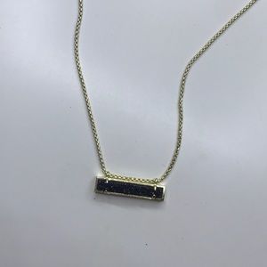 Kendra Scott black drusy necklace